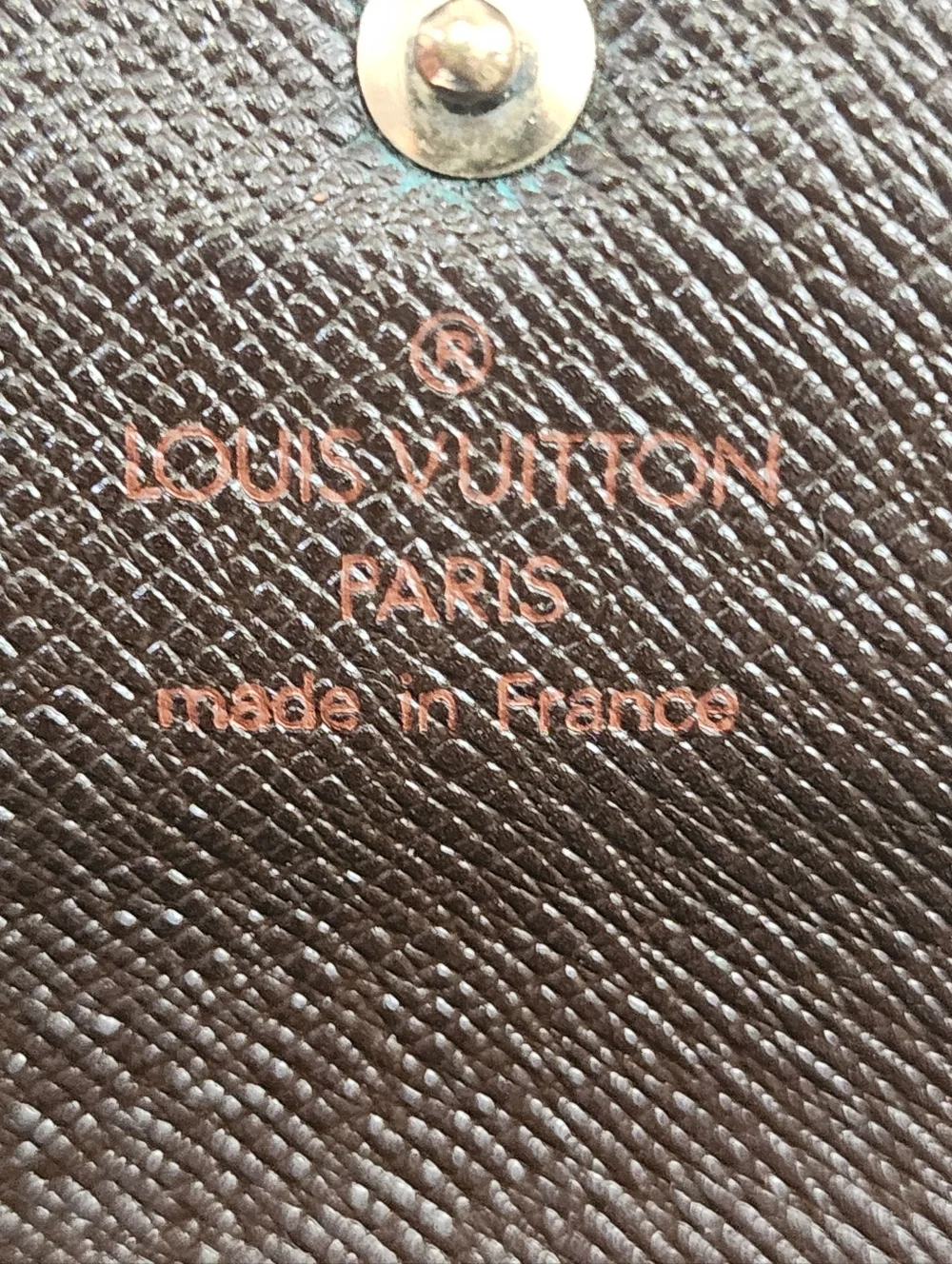 Authentic Vintage Damier Ebene Louis Vuitton Trifold Wallet With Digital COA